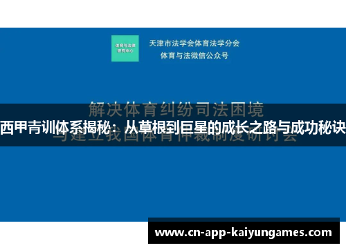 西甲青训体系揭秘：从草根到巨星的成长之路与成功秘诀